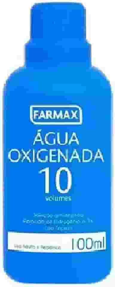 Agua Oxigenada 10% Vol, Transparente, Farmax, 100 ml