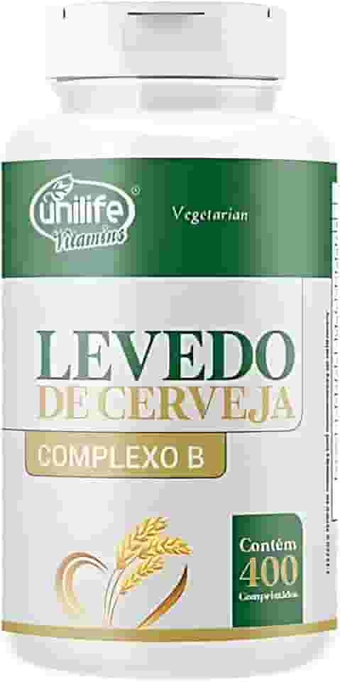 Levedo de Cerveja Unilife (Complexo B) 400 Comp