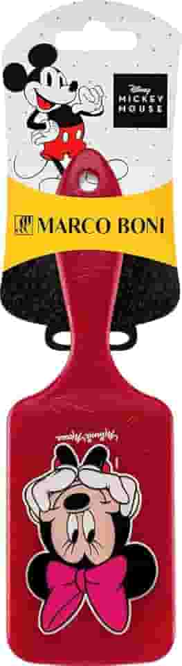 Marco Boni, Escova Raquete Disney Minnie, 7614, Vermelho, 1 Unidade.