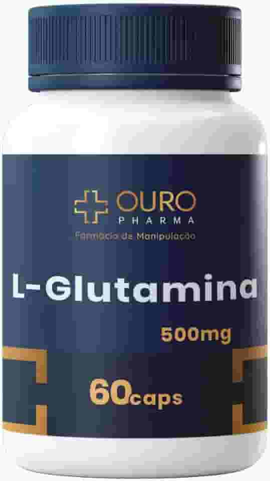 L Glutamina 500mg - 60 cápsulas