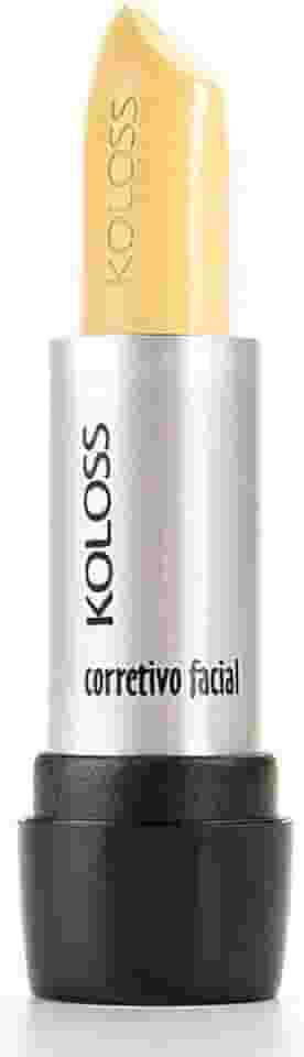 Corretivo Facial 05, Amarelo, Koloss, 5
