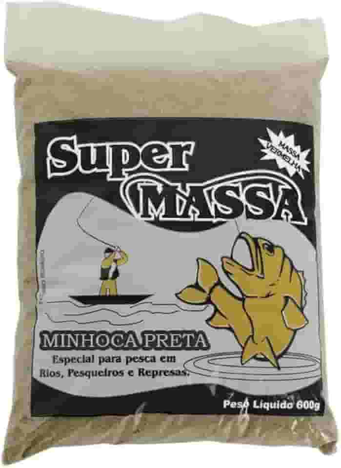 Massa De Pesca Isca Em Pó Sabor Minhoca Carnívoros 500g