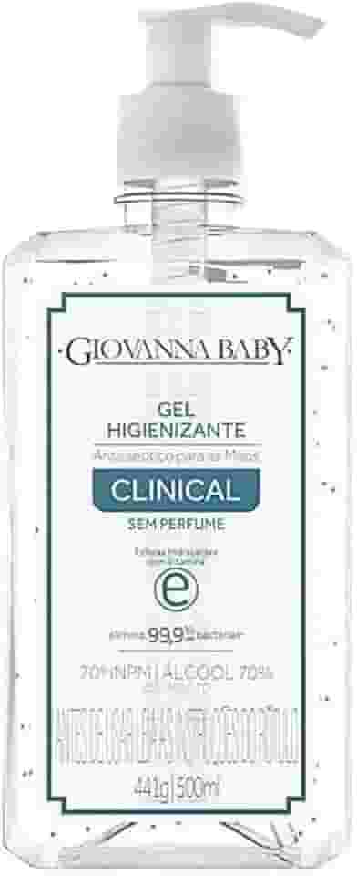 PRO NOVA DISTRIBUIDORA E COMERCIO DE COSMETICOS LTDA Alcool Gel Higienizante Clinical Giovanna Baby 500Ml