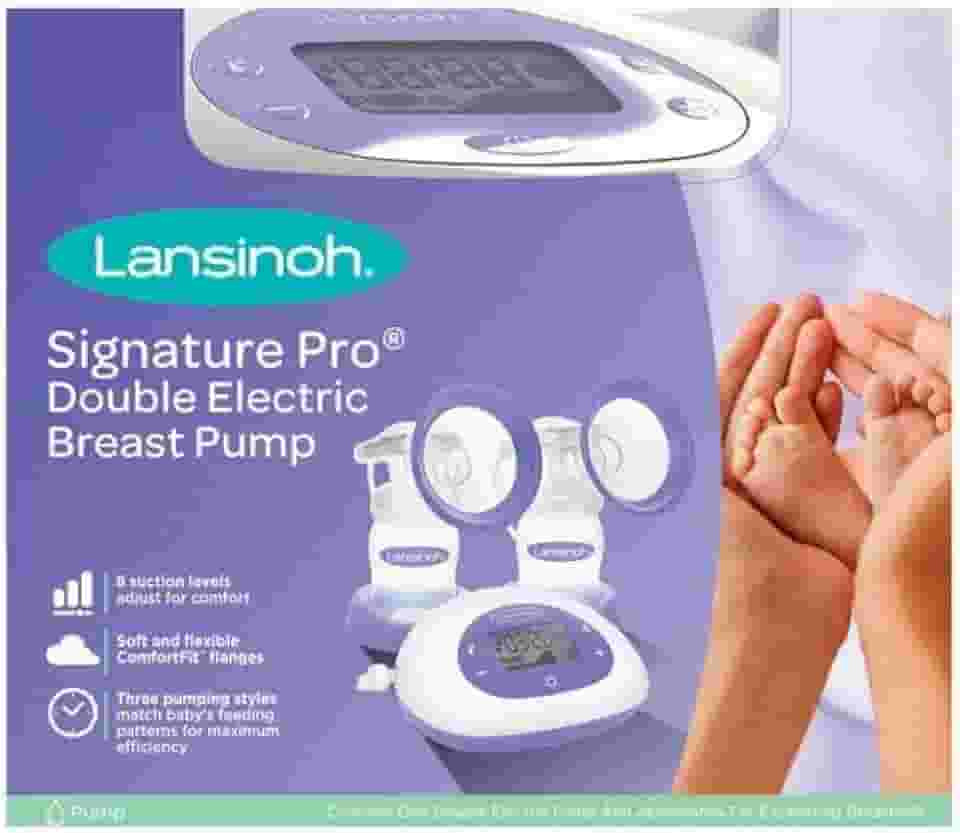 Bomba Tira-leite Elétrica Dupla Signature Pro Lansinoh