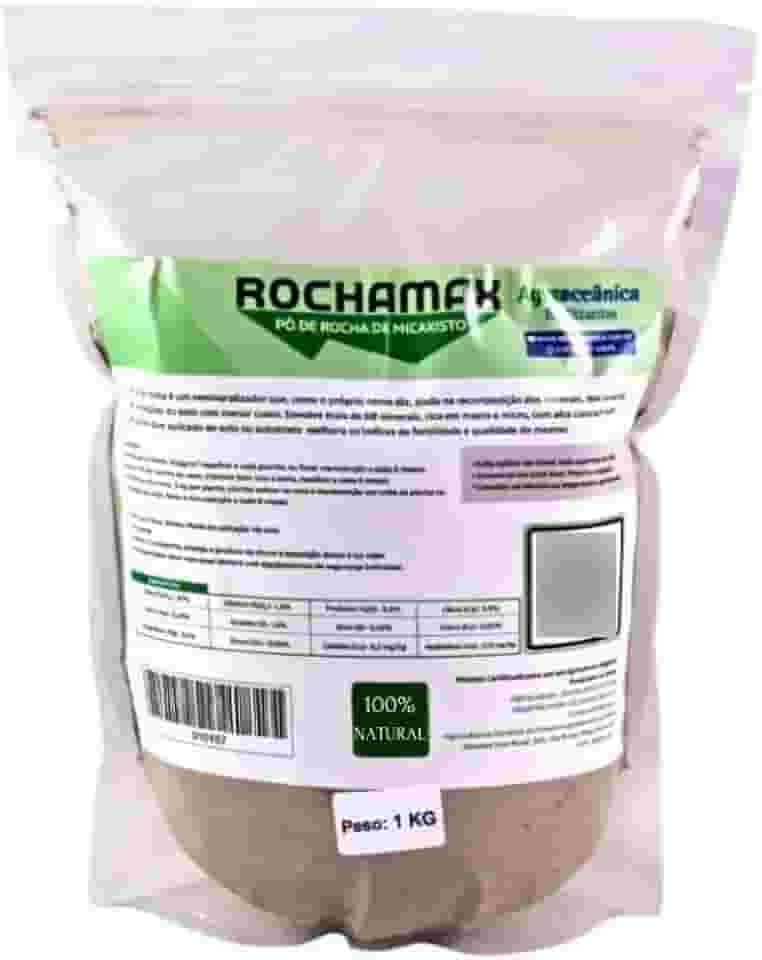 Pó De Rocha Agrooceanica 1 Kg Adubo Organico