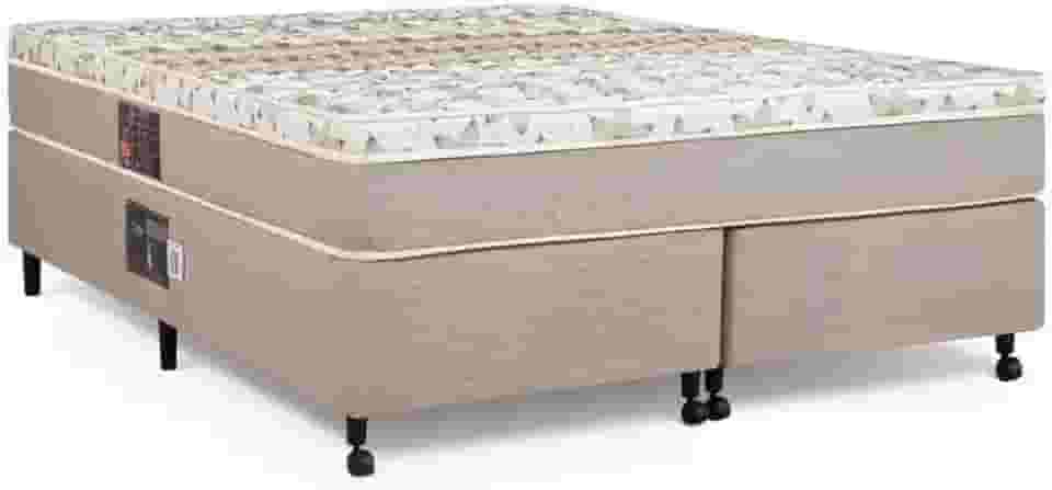 Cama Box + Colchão Castor Queen Class One Face Pocket 158x198x52cm