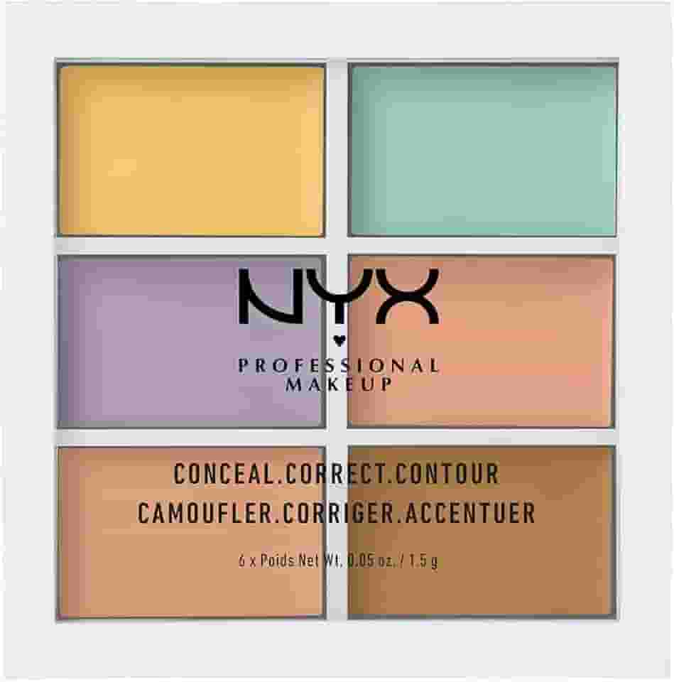 Paleta De Corretivos Color Correcting 6 Cores Nyx