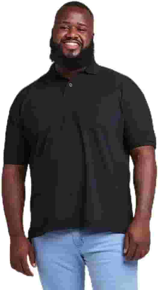 Camisa Polo Básica Masculina Plus Size