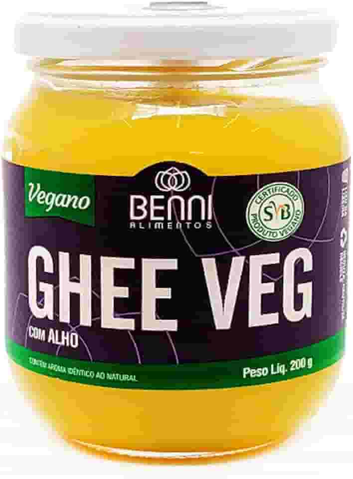 Ghee Veg Alho, Benni Alimentos Saudaveis, 200G, Pequeno