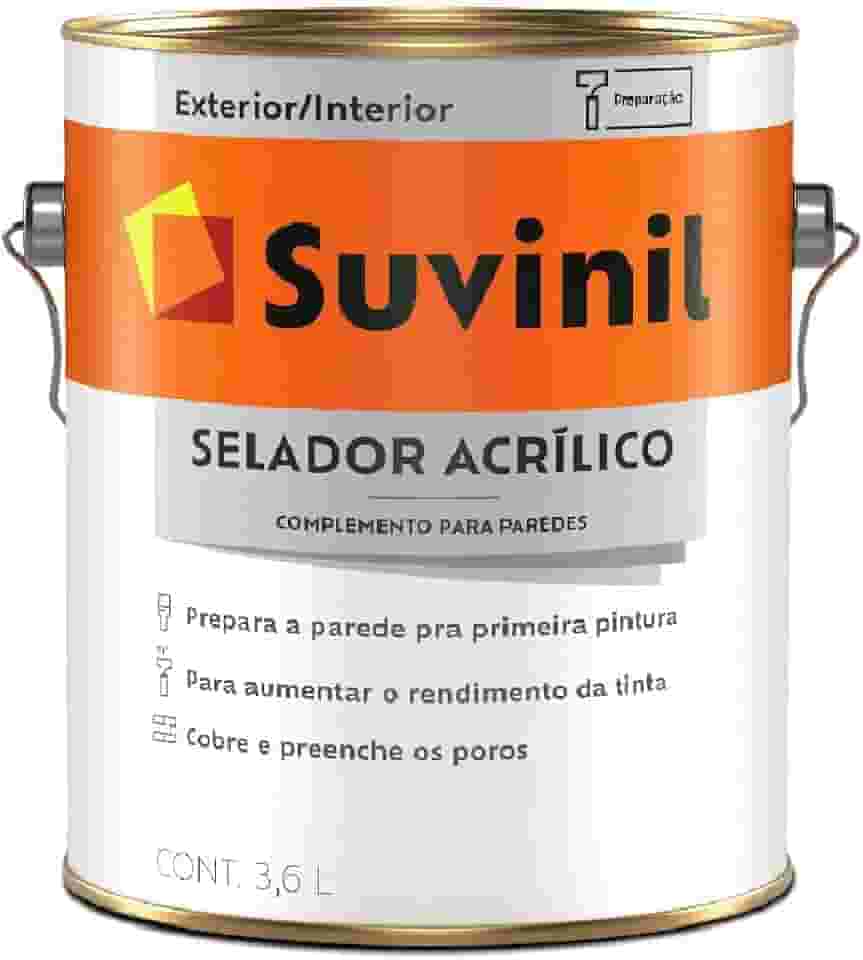 Selador Acrílico Suvinil 3,6 ltrs