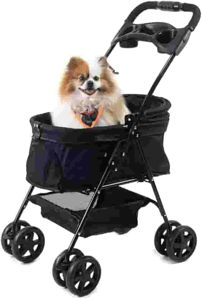 Carrinho de passeio para Pet, animal de estimação, cachorro, cão, gato de pequeno porte até 15 Kg