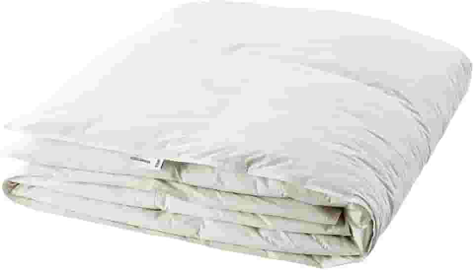 Edredom Solteiro 1.80x0.95m Cor Creme - Microfibra Extra Macia 100% Poliéster, Não Alérgico e Máquina de Lavar