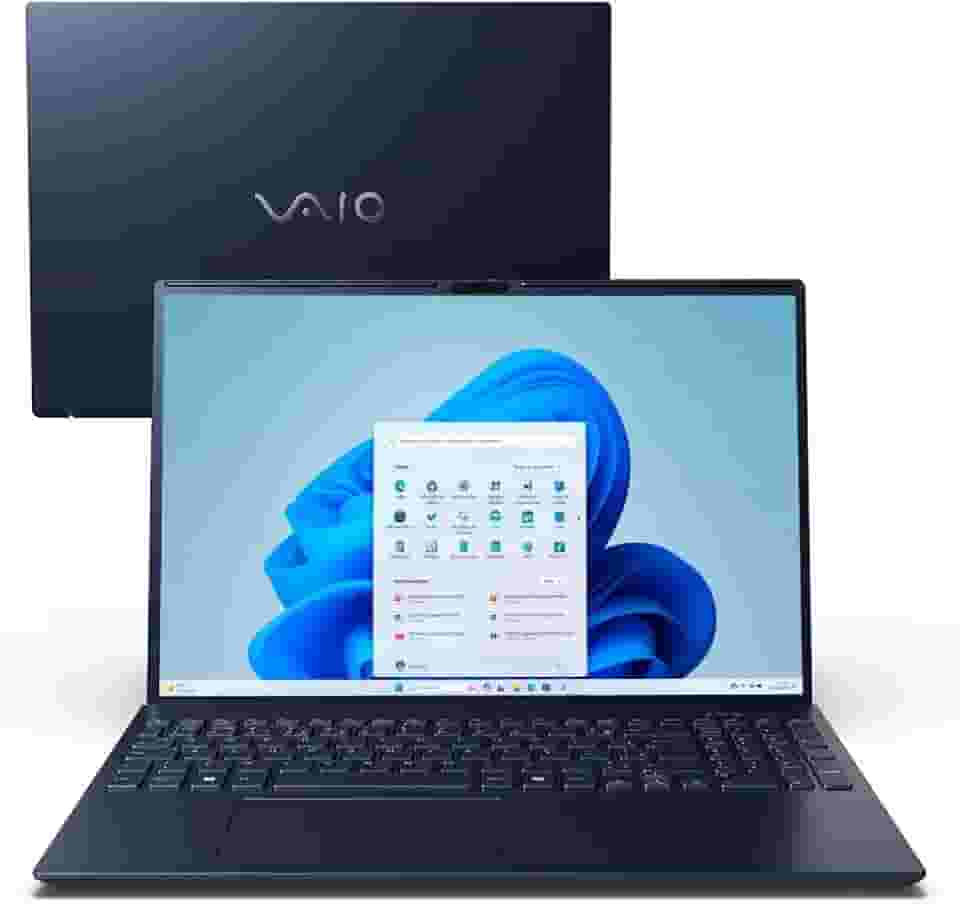 Notebook Vaio FE16 AMD® Ryzen 7-5825U Windows 11 Home 32GB RAM 512GB SSD 16' IPS WUXGA - Cinza Grafite