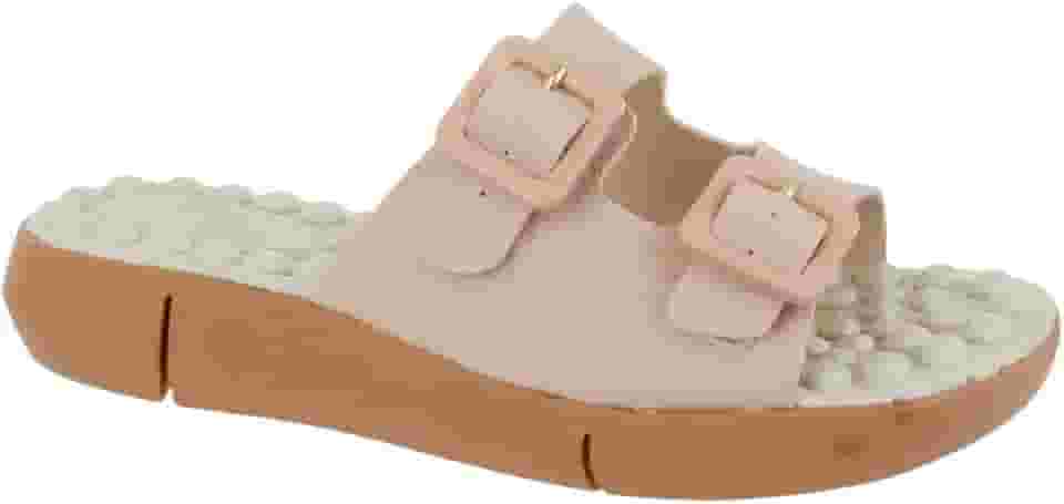 Chinelo Feminino Massageador Ortopédico Esporão Macio Conforto Via Angel 56.02