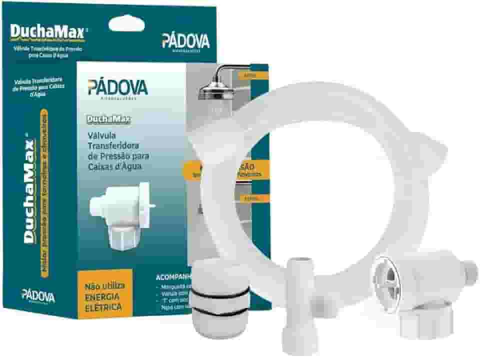 Válvula Transferidora Alternadora Aumenta Pressão Na Caixa De Água Duchamax Branco Pressurizador Hidráulico Padova