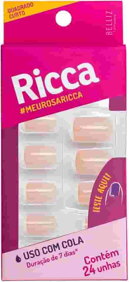 Ricca Unhas Francesinha Rosa