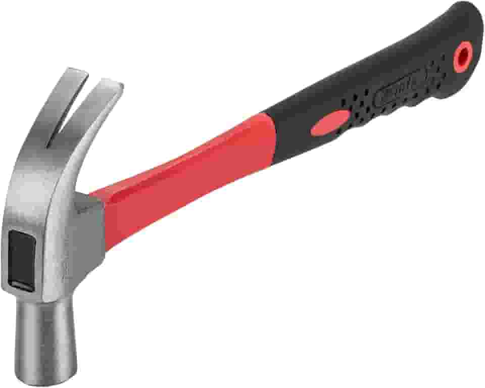 MTX Martelo de Unha – Cabeça de Aço 23 mm, Aço 45 Temperado, Cabo de Fibra de Vidro Antivibração