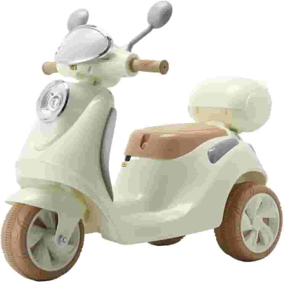Bang Toys Moto Elétrica Infantil Scooter Bella T3 6v Bege
