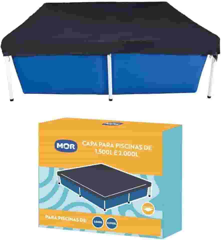 Mor - Capa de Piscina Retangular 1500 A 2000 Litros Proteção Resistente e Limpeza | Material PVC.