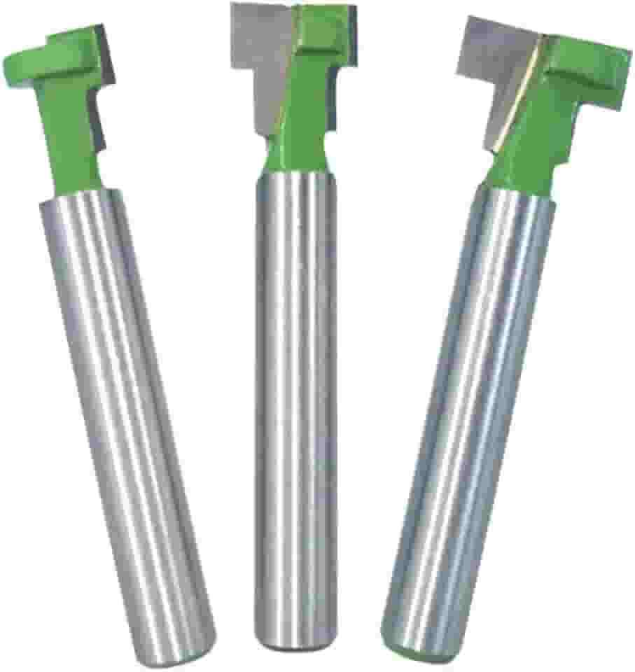 Kit 3 Fresas Rasgo Canaletado T Slot Haste 6mm Tupia