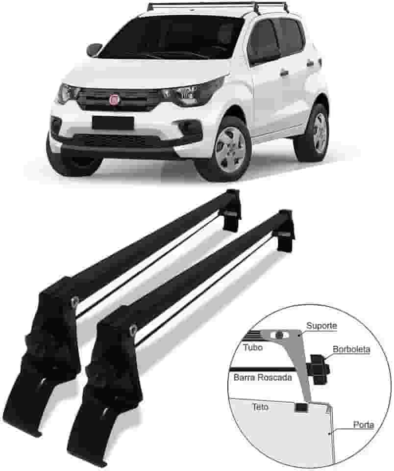 Rack de Teto Bagageiro Mobi 4 Portas Ano 16/22 - VHIP