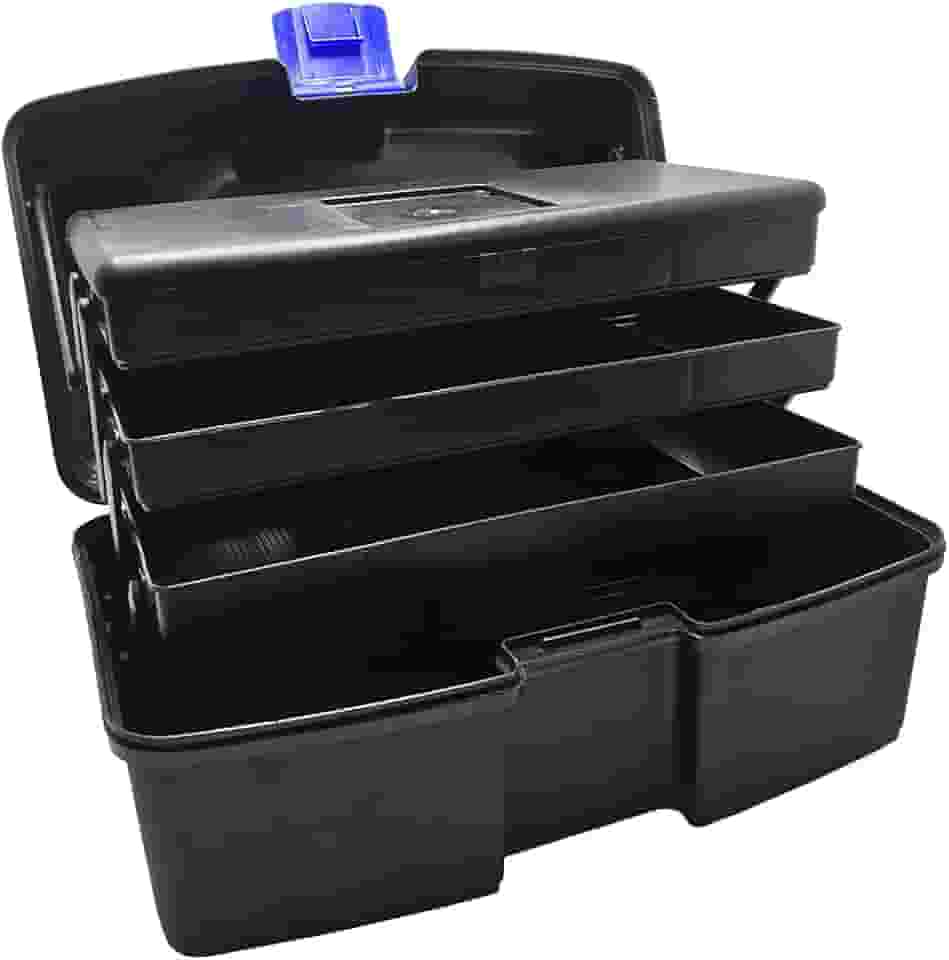 Maleta Para Pesca 3 Bandejas Articuladas Preta Summer