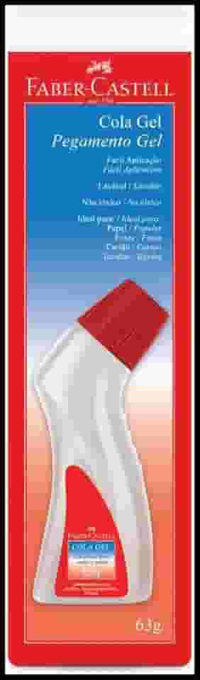 Cola Gel 63G - Frasco Ergonômico, Faber-Castell, Multicor