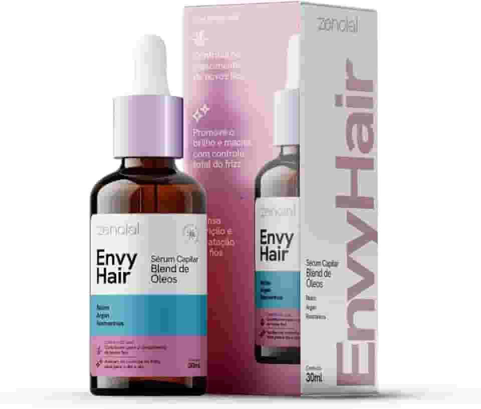 Envy Hair 30ml – Sérum com Óleos Essenciais | Fortalecimento, Crescimento Capilar, Anti-Frizz, Hidratação Profunda e Couro Cabeludo Saudável