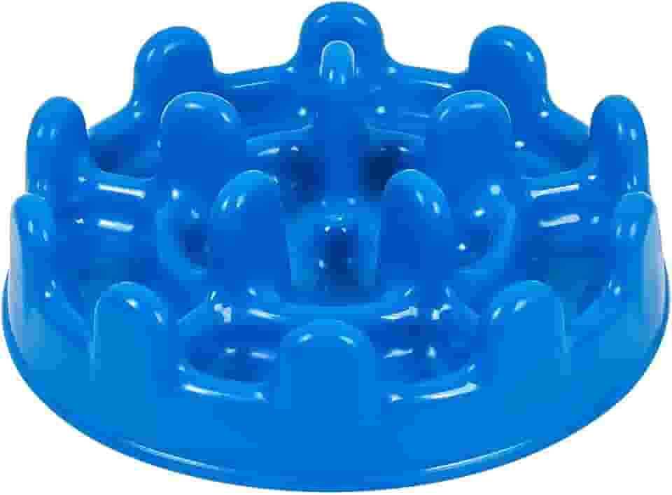 Pet Games Comedouro Lento Funcional Mini Pet Fit Azul Para Gatos
