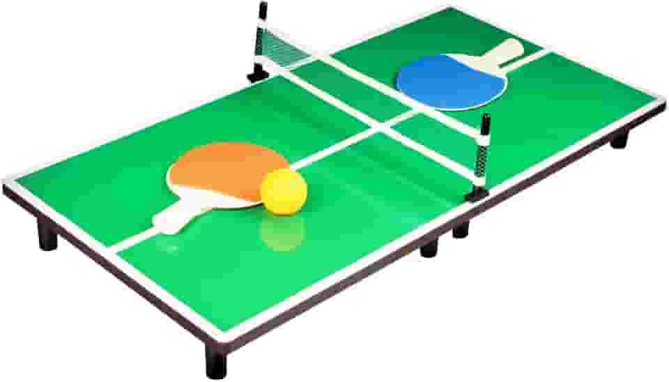 Mini Mesa de Ping-Pong 90X40 com Rede e Raquetes - Kobest