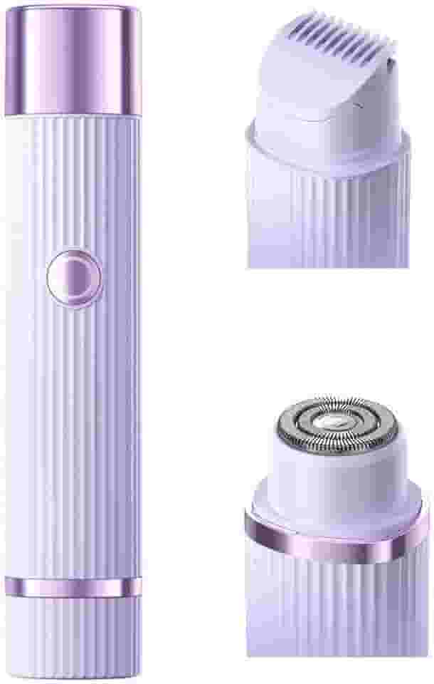 Aparelho Depilador Elétrico Feminino Portátil, Hipoalergênico, Seguro para Todo o Corpo, Pele Suave sem Irritaç (Roxo)