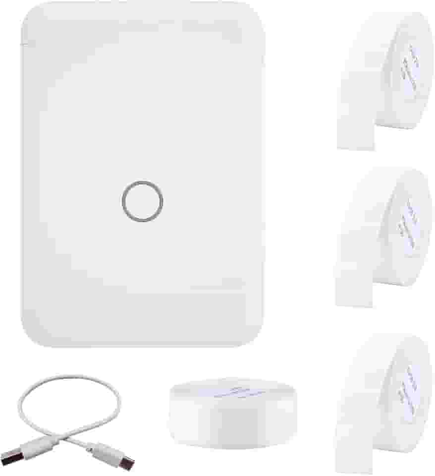 Henniu D110 Label Maker hine Mini impressora de etiquetas térmicas de bolso com 4 rolos de etiquetas tudo em um BT Connect Prince Tag DIY Date Journal Study Sticker Labeling hine Compatível com iOS