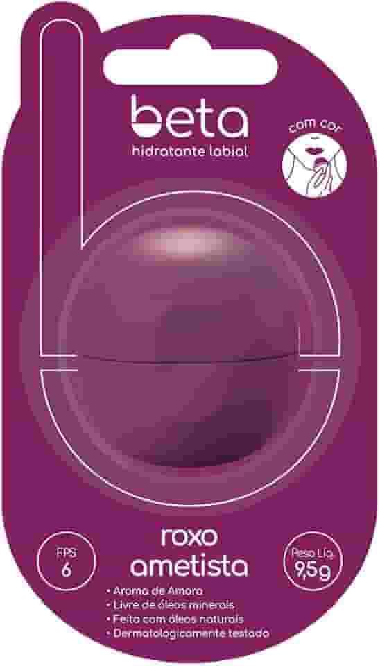 Beta Hidratante Labial com Cor - Amora Roxo Ametista 9,5g
