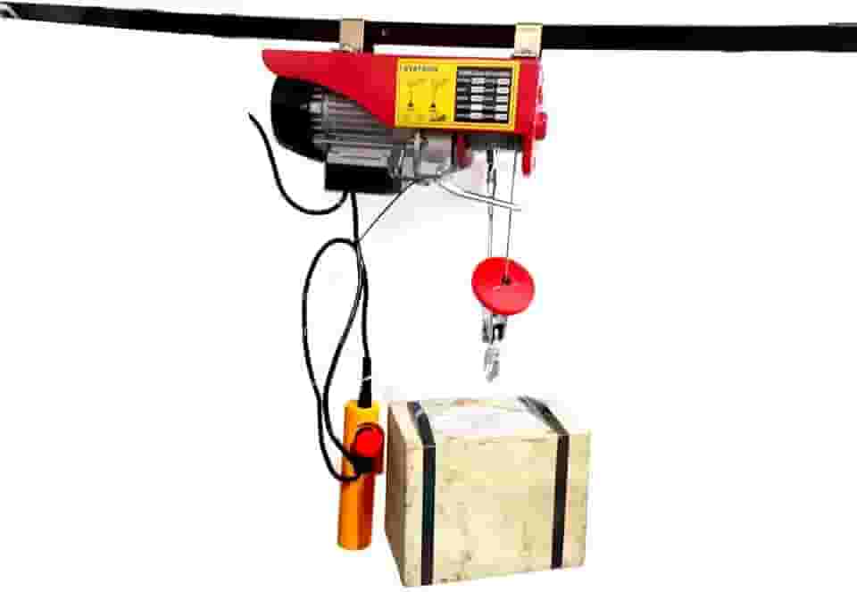 Talha Guincho Elétrico Cabo de Aço 220V 12 Metros 200kg