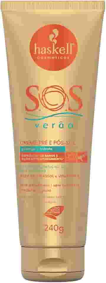 Creme Sem Enxague Pre E Pos Sol 240 G Sos Verao, Haskell