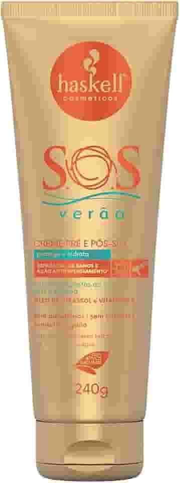 Creme Sem Enxague Pre E Pos Sol 240 G Sos Verao, Haskell