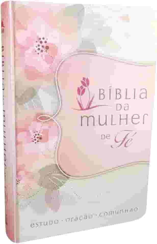 Bíblia da Mulher de Fé, NVI, Couro Soft, Flores