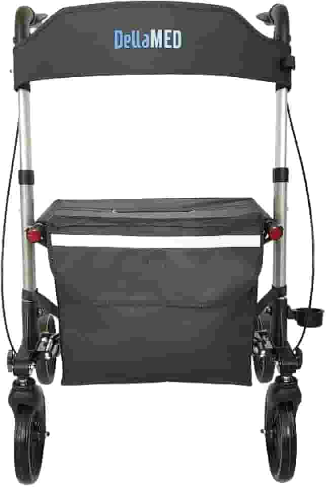 Andador de Alumínio Compacto 4 Rodas até 135 Kg D14 Dellamed