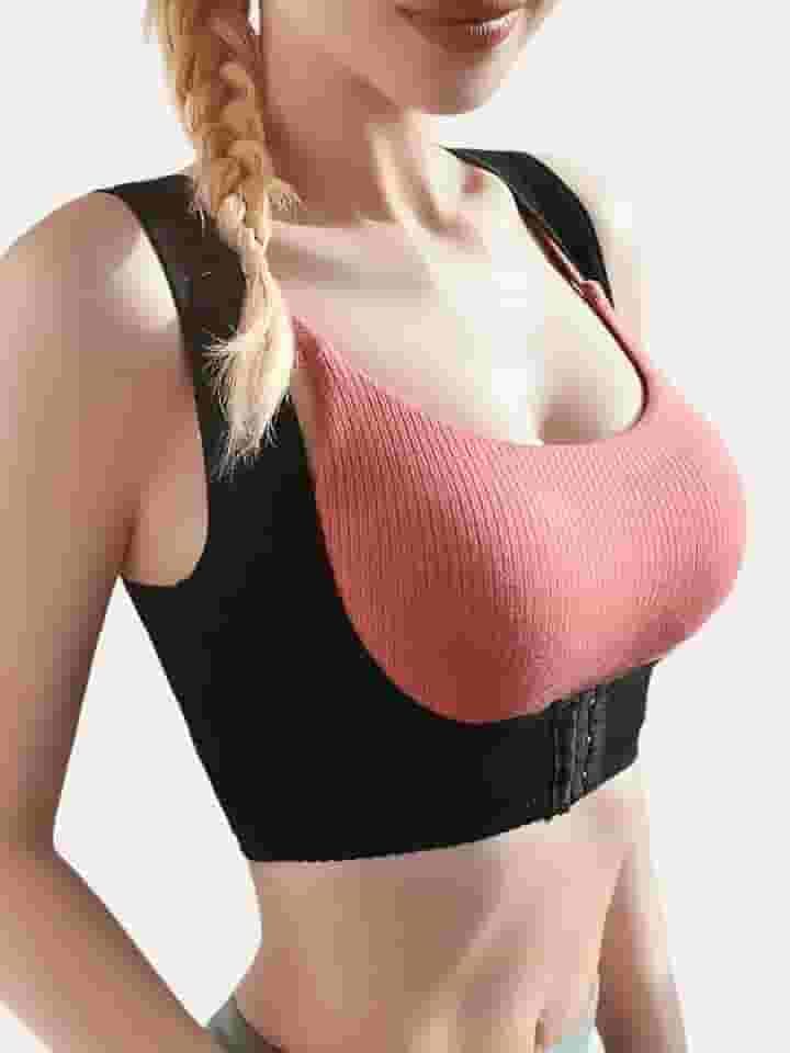 Top modelador feminino com corretor de postura - alto suporte invisível para uma postura agradável