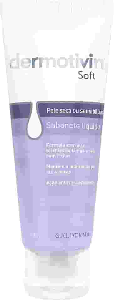 Dermotivin Sabonete Líquido Facial Pele Seca Ou Sensibilizada Soft 70ml