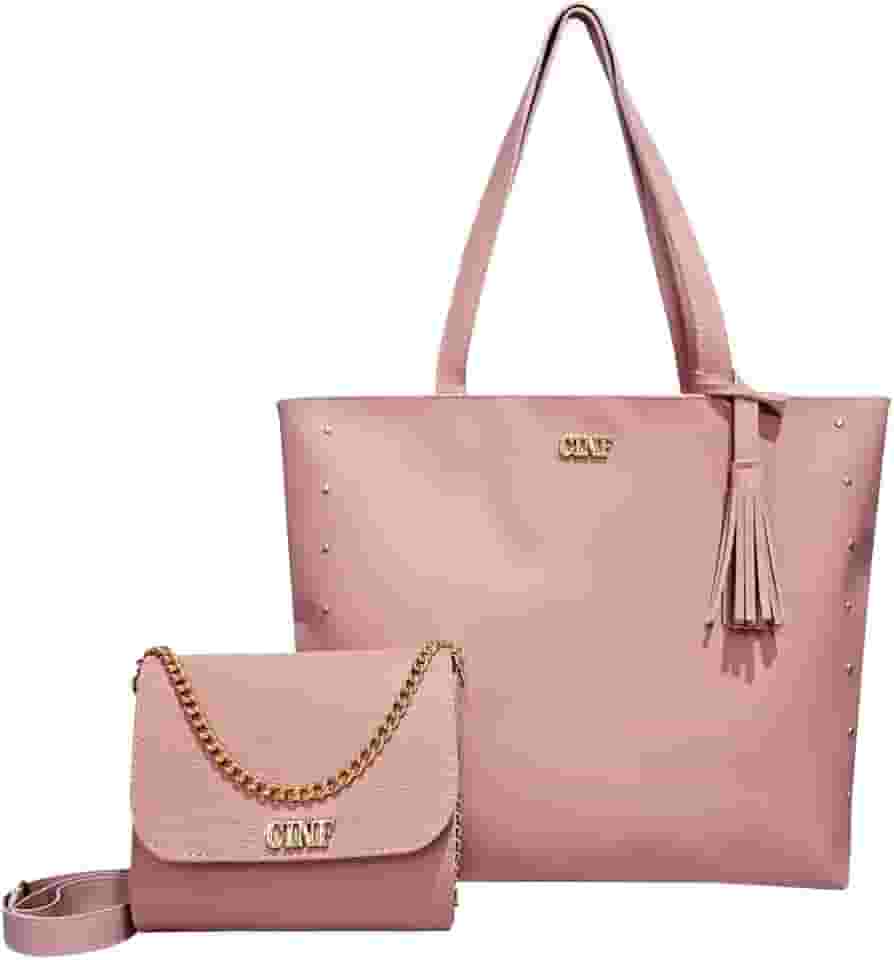 Bolsas Feminina Sacola Grande E Tira Colo Transversal Kit 2 Peças