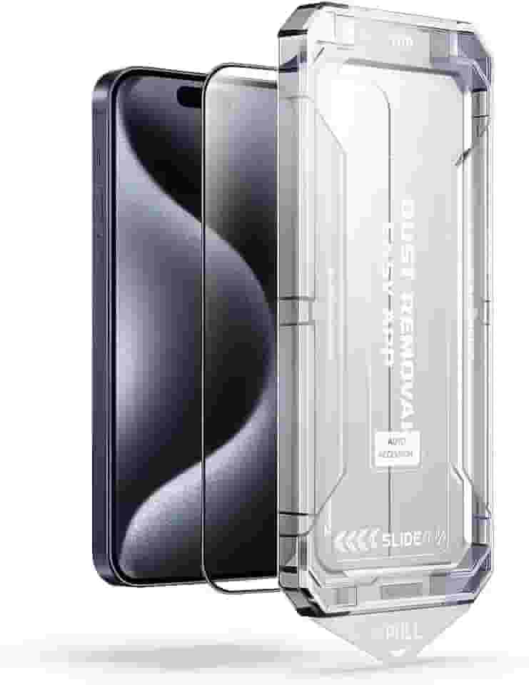 Kit 2 Película 3D Vidro com Aplicador para iPhone (Todos os Modelos) – Anti Impacto, Resistência Premium e Proteção SafeCare – Compatível iPhone 16 Pro Max Premium® (12 Pro Max)
