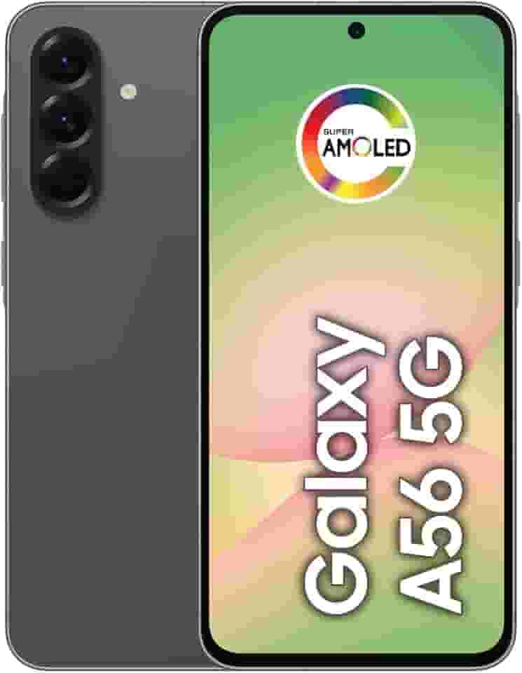 Smartphone Samsung Galaxy A56 5G 256GB, 8GB RAM, Câmera 50MP, IP67, Super AMOLED 6.7", Recursos AI, Preto