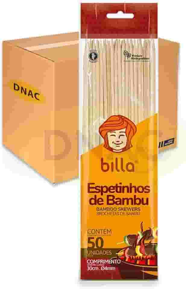 500 Espetinhos Palitos De Bambu Para Churrasco Petisco Algodão Doce - Billa