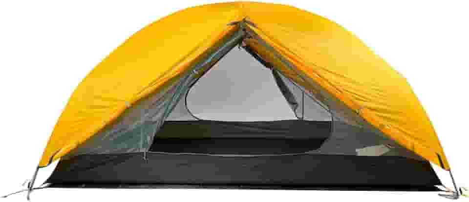 Azteq, Barraca de Camping, Viento, Para Até 02 Pessoas, Coluna D'água, 6000mm, Iglu, Resistente a Chuva, Com Mosquiteiro E Sobreteto, Laranja