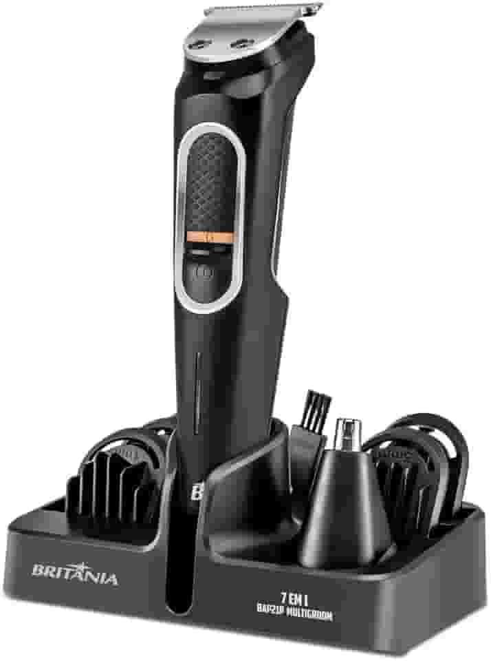 Aparador de Pelos Britânia Sem Fio Multigroom 7 em 1 BAP21P Bivolt