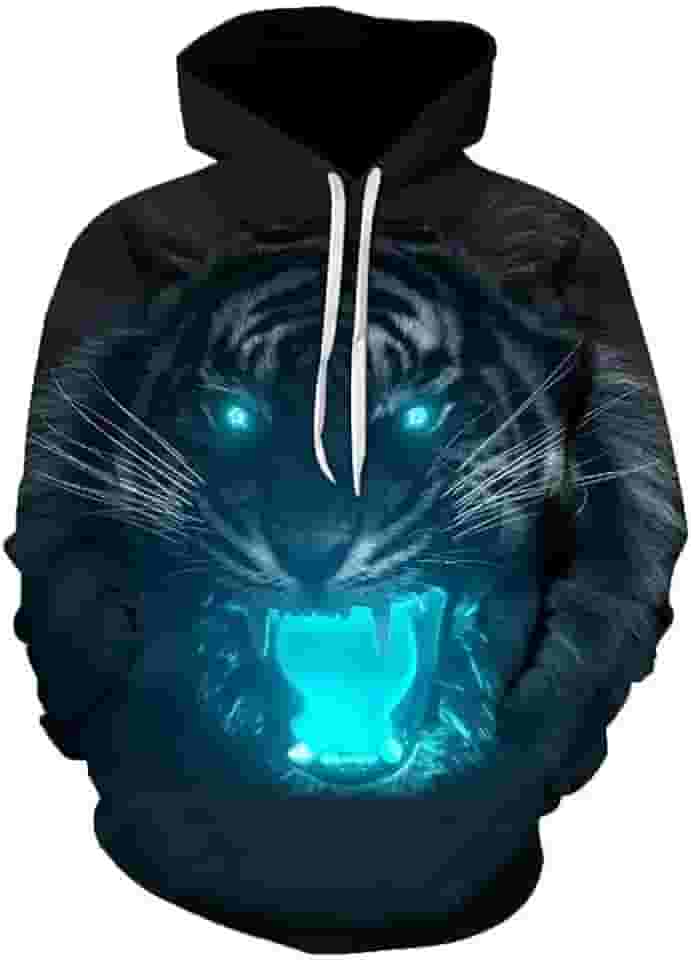 Camisola Com Capuz Com Impressão 3d Colorida Para Homens/mulheres