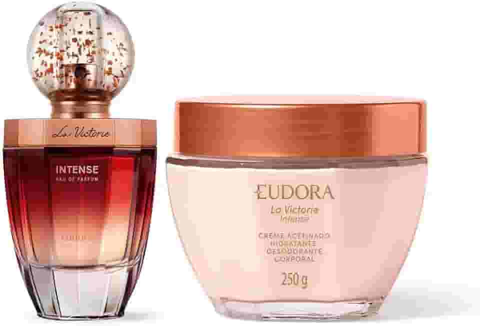 Eudora Kit La Victorie Intense: Eau de Parfum 75ml + Creme Acetinado 250g