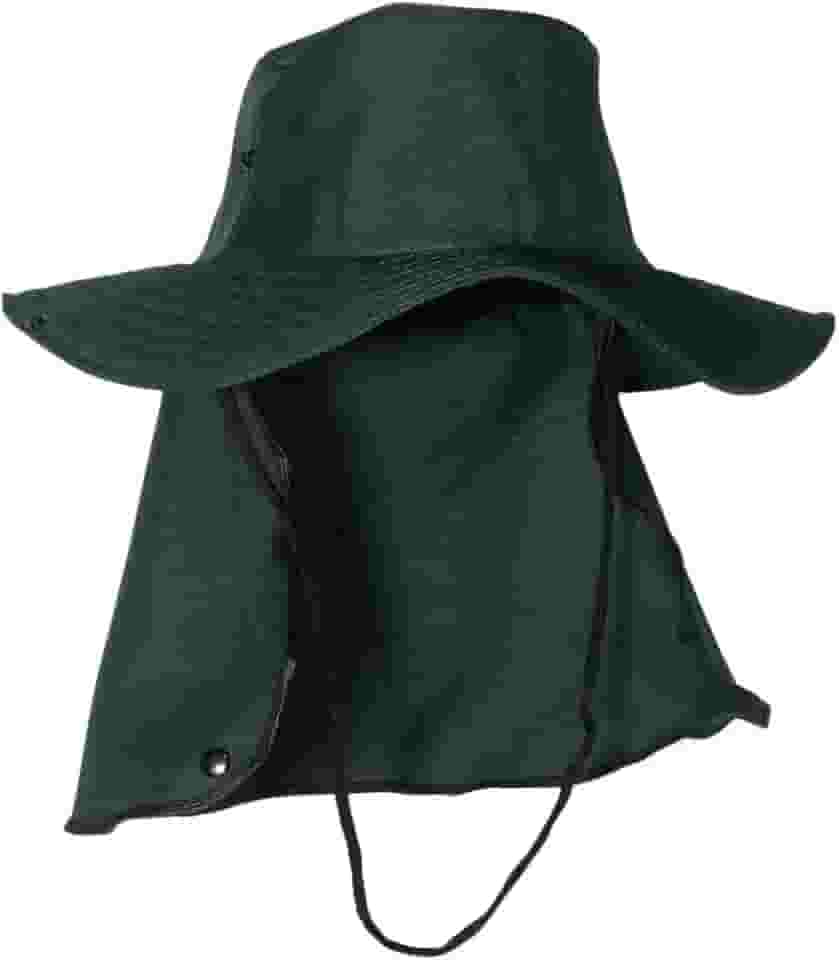 Chapéu de sol de aba larga com proteção para o pescoço Proteção solar essencial para pesca, acampamento e atividades ao ar livre