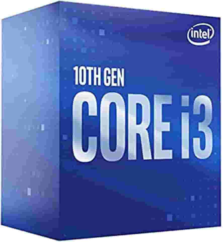 PROCESSADOR INTEL CORE I3-10100F 3.60GHz (MAX TURBO 4.30GHz) DDR4 CACHE 6MB LGA1200 COMET LAKE 10°